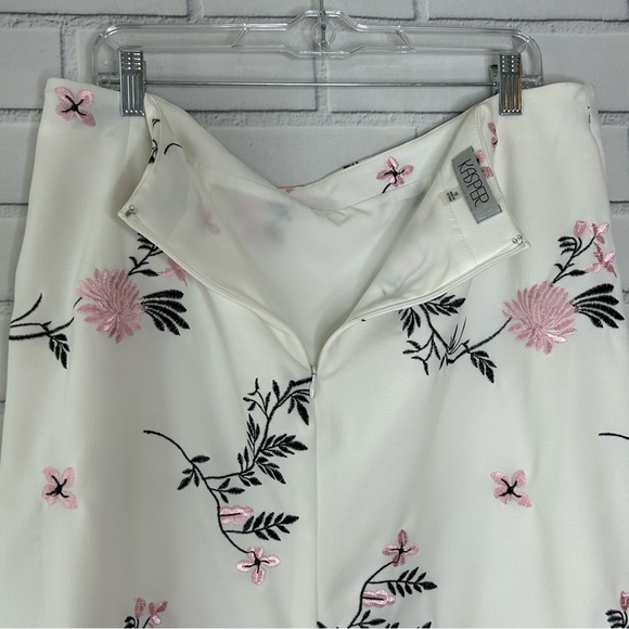 Kasper Women's Embroidered Floral Skirt size 16 - Picture 7 of 10